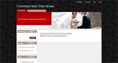 Desktop Screenshot of colombian-mail-order-brides.webnode.com