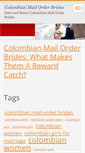 Mobile Screenshot of colombian-mail-order-brides.webnode.com