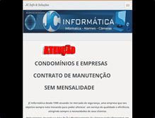 Tablet Screenshot of jcinformaticaehost.webnode.com.br