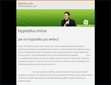 Tablet Screenshot of hypoteka-online.webnode.cz