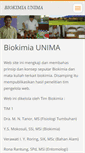 Mobile Screenshot of biokimiaunima.webnode.com