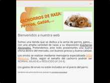 Tablet Screenshot of perritosderaza.webnode.es