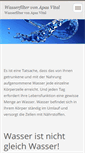 Mobile Screenshot of apas-vital-wasserfilter.webnode.com