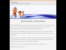 Tablet Screenshot of clinicalclub.webnode.es