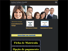 Tablet Screenshot of institutogamaliel.webnode.com.br