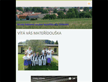 Tablet Screenshot of materidouska.webnode.cz