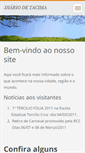 Mobile Screenshot of diariodetacima.webnode.com.br