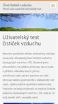 Mobile Screenshot of cistickavzduchu.webnode.cz