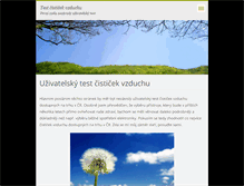 Tablet Screenshot of cistickavzduchu.webnode.cz