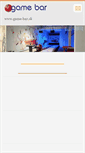 Mobile Screenshot of gamebar.webnode.sk