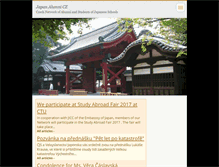 Tablet Screenshot of japanalumni.webnode.cz