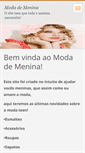Mobile Screenshot of modademenina.webnode.com.br
