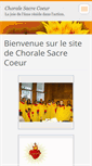 Mobile Screenshot of choralesacrecoeur.webnode.fr