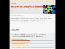 Tablet Screenshot of desafiodelaciencias.webnode.es