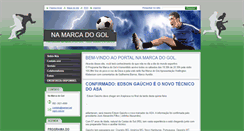 Desktop Screenshot of namarcadogol.webnode.com.br