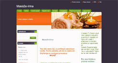 Desktop Screenshot of masaze-irina.webnode.cz