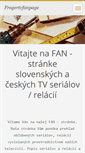 Mobile Screenshot of frogertvfanpage.webnode.sk