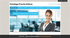 Desktop Screenshot of prisciladidone.webnode.com.br