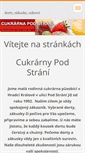 Mobile Screenshot of cukrarna-pod-strani.webnode.cz