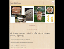 Tablet Screenshot of navody-pedig.webnode.cz