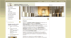 Desktop Screenshot of abogadosccsa.webnode.es