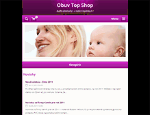 Tablet Screenshot of obuv-shop.webnode.sk