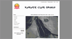 Desktop Screenshot of karateopava.webnode.cz