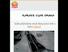 Tablet Screenshot of karateopava.webnode.cz