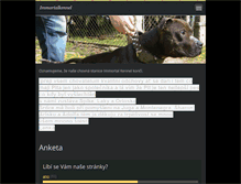 Tablet Screenshot of immortalkennel.webnode.cz