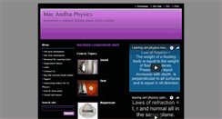 Desktop Screenshot of macaodhaphysics.webnode.com