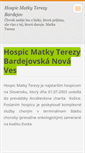 Mobile Screenshot of hospicbj.webnode.sk