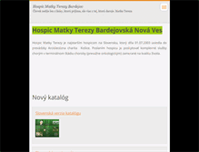 Tablet Screenshot of hospicbj.webnode.sk