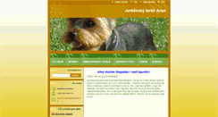 Desktop Screenshot of jorksirskyterier-aron.webnode.cz