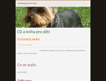 Tablet Screenshot of jorksirskyterier-aron.webnode.cz