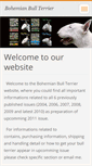 Mobile Screenshot of bohemian-bulterier.webnode.cz