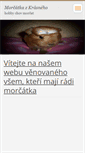 Mobile Screenshot of morcatkazkrasneho.webnode.cz
