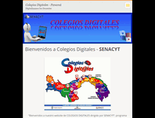Tablet Screenshot of colegiosdigitalespanama.webnode.cl