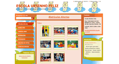 Desktop Screenshot of escolaursinhofeliz.webnode.com