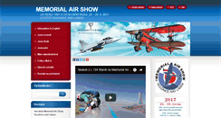 Desktop Screenshot of memorialairshow.webnode.cz
