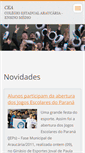 Mobile Screenshot of colegioaraucaria.webnode.com.br