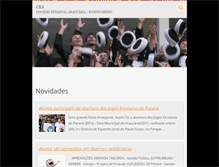 Tablet Screenshot of colegioaraucaria.webnode.com.br