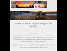 Tablet Screenshot of mami-oci-deti.webnode.sk