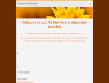 Tablet Screenshot of jespartnersineducation.webnode.com
