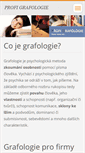 Mobile Screenshot of profi-grafologie.webnode.cz