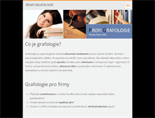 Tablet Screenshot of profi-grafologie.webnode.cz