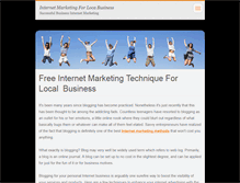 Tablet Screenshot of internetmarketingforlocalbusines.webnode.com