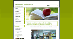 Desktop Screenshot of knihovnasezimovousti.webnode.cz