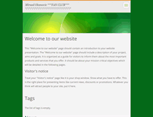 Tablet Screenshot of mirsad-okanovic-fan-club.webnode.com