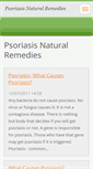 Mobile Screenshot of cure4psoriasis.webnode.com