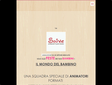 Tablet Screenshot of feste-per-bambini-soiree.webnode.it